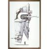 image:imageTrends International Star Wars Saga  Boba Fett  Ship Wall Poster 34L x 224W Premium Unframed VersionBronze Framed Version