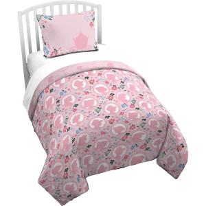 image:imageJay Franco Kids Duvet Cover Set with Sham amp Pillowcase  UltraSoft Linen Feel Bedding for Room Decor Cover ONLY Comforter NOT Included White  Star Wars 3 Piece KingPink  Princess