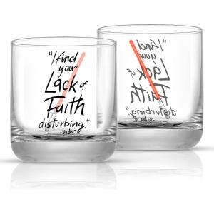 image:imageJoyJolt Star Wars Darth Vader Lightsaber Short Drinking Glass  10 oz  Set of 2