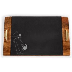 image:imagePicnic TIME Star Wars Darth Vader Covina Acacia and Slate Serving Tray Charcuterie Board Set with Gold Handles Removable Slate Surface Acacia Wood amp Slate Black with Gold AccentsNightmare Before Christmas  Acacia Wood  Slate Black