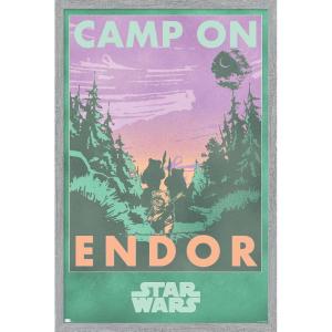 image:imageStar Wars Endor  Camp On Endor Wall Poster 34L x 224W Premium Unframed VersionGray Framed Version