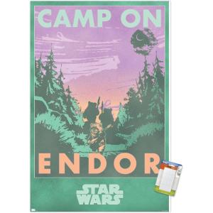 image:imageStar Wars Endor  Camp On Endor Wall Poster 34L x 224W Premium Unframed VersionPremium Poster  Mount Bundle