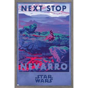 image:imageTrends International Star Wars Nevarro  Next Stop Nevarro Wall Poster 34L x 224W Premium Unframed VersionBarnwood Framed Version