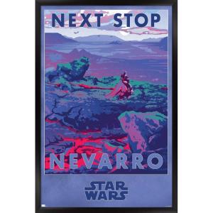 image:imageTrends International Star Wars Nevarro  Next Stop Nevarro Wall Poster 34L x 224W Premium Unframed VersionBlack Framed Version