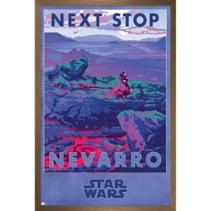 image:imageTrends International Star Wars Nevarro  Next Stop Nevarro Wall Poster 34L x 224W Premium Unframed VersionBronze Framed Version