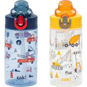 image:imageZak Designs Baby Yoda Kids Durable Plastic Spout Cover And Builtin Carrying Loop LeakProof Water Design For Travel 16oz 2pc Set Grogu Bottle 2pk Star WarsConstruction and Rescue
