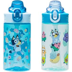 image:imageZak Designs Baby Yoda Kids Durable Plastic Spout Cover And Builtin Carrying Loop LeakProof Water Design For Travel 16oz 2pc Set Grogu Bottle 2pk Star WarsBluey  Bingo