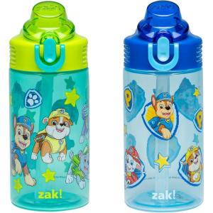 image:imageZak Designs Baby Yoda Kids Durable Plastic Spout Cover And Builtin Carrying Loop LeakProof Water Design For Travel 16oz 2pc Set Grogu Bottle 2pk Star WarsPAW Patrol Chase  Friends