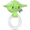 image:imageStar Wars for Pets YODA Puppy Teether  Dog Chew Toys Safe Teething Toy for Puppies FF19210Yoda Ring Teether Toy