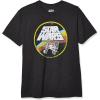 image:imageSTAR WARS Classic Logo and Tie Fighter Mens Short Sleeve TShirtCharcoal Heather