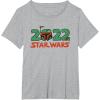 image:imageStar Wars Cartoon Boba Fett 2022 TShirtHeather Grey