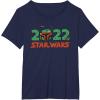 image:imageStar Wars Cartoon Boba Fett 2022 TShirtNavy Blue