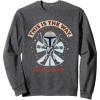 image:imageStar Wars The Mandalorian This Is The Way Galaxys Greetings SweatshirtDark Heather Grey