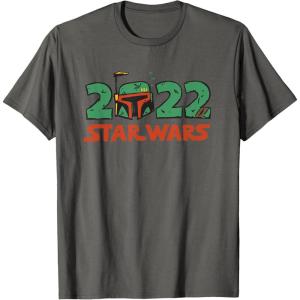 image:imageStar Wars Cartoon Boba Fett 2022 TShirtAsphalt Grey