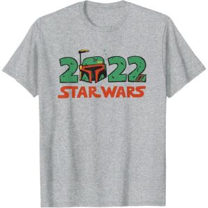 image:imageStar Wars Cartoon Boba Fett 2022 TShirtHeather Grey