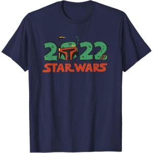 image:imageStar Wars Cartoon Boba Fett 2022 TShirtNavy Blue