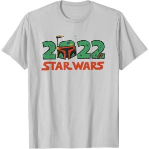 image:imageStar Wars Cartoon Boba Fett 2022 TShirtSilver Grey
