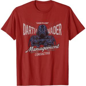 image:imageStar Wars Darth Vader Management Consulting Vintage TShirtCranberry Red