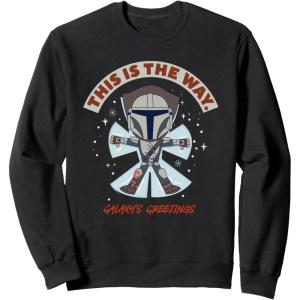 image:imageStar Wars The Mandalorian This Is The Way Galaxys Greetings SweatshirtBlack