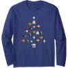 image:imageStar Wars Christmas Tree Ornaments Holiday Long Sleeve TShirtNavy Blue