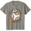 image:imageStar Wars BB8 Rollin Into My 2nd Birthday Portrait TShirtSlate Grey