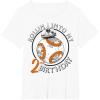 image:imageStar Wars BB8 Rollin Into My 2nd Birthday Portrait TShirtWhite