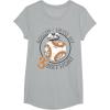 image:imageStar Wars BB8 Rollin Into My 3rd Birthday Portrait TShirtHeather Grey
