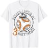image:imageStar Wars BB8 Rollin Into My 3rd Birthday Portrait TShirtWhite