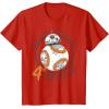 image:imageStar Wars BB8 Rollin Into My 4th Birthday Portrait TShirtRed