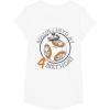 image:imageStar Wars BB8 Rollin Into My 4th Birthday Portrait TShirtWhite