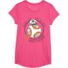 image:imageStar Wars BB8 Rollin Into My 7th Birthday Portrait TShirtPink Heather