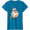 image:imageStar Wars BB8 Rollin Into My 7th Birthday Portrait TShirtSapphire Blue