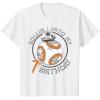 image:imageStar Wars BB8 Rollin Into My 7th Birthday Portrait TShirtWhite