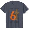 image:imageStar Wars Chewbacca Arrrggh Sixth Birthday TShirtHeather Blue