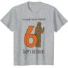 image:imageStar Wars Chewbacca Arrrggh Sixth Birthday TShirtHeather Grey