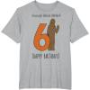 image:imageStar Wars Chewbacca Arrrggh Sixth Birthday TShirtHeather Grey