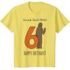 image:imageStar Wars Chewbacca Arrrggh Sixth Birthday TShirtLemon Yellow