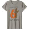 image:imageStar Wars Chewbacca Arrrggh Sixth Birthday TShirtSlate Grey