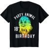 image:imageStar Wars Chewie Party Animal 18th Birthday Color Portrait TShirtBlack