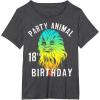 image:imageStar Wars Chewie Party Animal 18th Birthday Color Portrait TShirtDark Heather Grey