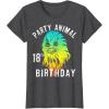 image:imageStar Wars Chewie Party Animal 18th Birthday Color Portrait TShirtDark Heather Grey