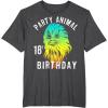 image:imageStar Wars Chewie Party Animal 18th Birthday Color Portrait TShirtDark Heather Grey