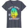 image:imageStar Wars Chewie Party Animal 18th Birthday Color Portrait TShirtHeather Blue