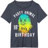 image:imageStar Wars Chewie Party Animal 18th Birthday Color Portrait TShirtHeather Blue