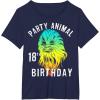 image:imageStar Wars Chewie Party Animal 18th Birthday Color Portrait TShirtNavy Blue