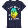 image:imageStar Wars Chewie Party Animal 18th Birthday Color Portrait TShirtNavy Blue