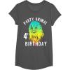 image:imageStar Wars Chewie Party Animal 4th Birthday Colorful Portrait TShirtAsphalt Grey