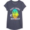image:imageStar Wars Chewie Party Animal 4th Birthday Colorful Portrait TShirtHeather Blue