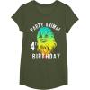 image:imageStar Wars Chewie Party Animal 4th Birthday Colorful Portrait TShirtOlive Green