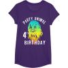 image:imageStar Wars Chewie Party Animal 4th Birthday Colorful Portrait TShirtPurple